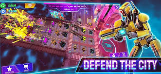 تحميل لعبة Cyber ​​Fusion – Idle Merge Defense مهكرة للأندرويد